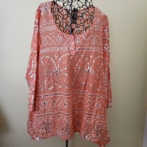 Soft Surroundings tunic top nwot